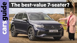 Volkswagen Tiguan Allspace 2025 review 162TSI RLine  Better familycar bet than Kia Sorento [upl. by Ahsitniuq]