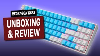 Redragon K688 Mechanical Gaming Keyboard Review [upl. by Yrrac]