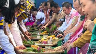 Karen Traditional wrist tying ceremony NC 2024 [upl. by Rodriguez373]