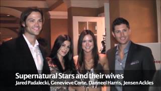 Jared amp Genevieve Padalecki and Jensen amp Danneel Ackles at The Once Upon A Cure [upl. by Eulalia]