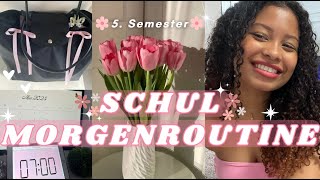 realistische MORGENROUTINE vor der SCHULE ⏰☕️🌱  Frühlingsedition [upl. by Antonina]