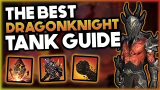 The Best Dragonknight Tank Guide amp Build for PvE  Sets Skills CP etc  ESO  Update 40 [upl. by Irtimd]