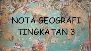 Nota Ringkas dan Padat Geografi Tingkatan 3 Bab 8 Tumbuhantumbuhan Semula JadiampHidupan LiardiDunia [upl. by Mairhpe]