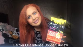 Garnier Olia Intense Copper Hair Dye Review amp Demo [upl. by Shoemaker]