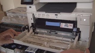 Unboxing and test of HP 201X Black LaserJet Toner Cartridge CF400X on HP LaserJet Pro MFP M277dw [upl. by Danice639]