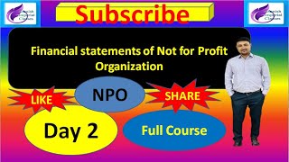 Financial statements of not for profit organisation  Accounting for not for profit organisation [upl. by Yelram]