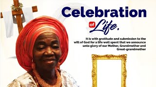 MRS EUNICE OLADAPO FUNERAL SERVICE [upl. by Abert]