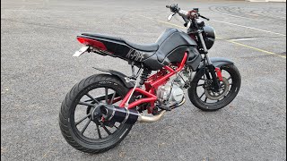 Kymco KPipe 50 125cc walkaround tuning and exhaust [upl. by Laven49]