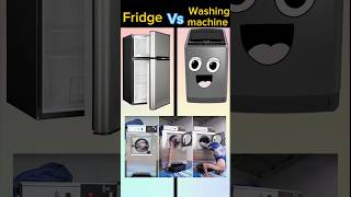 Fridge Vs Washing Machine trending viral facts factsnews shorts [upl. by Ahsotal]