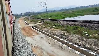 Kamrup Express on New Line in NBQ RNY GHY Section [upl. by Slotnick]