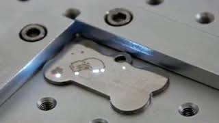 Pet dog tag laser engraving machine [upl. by Renrew]