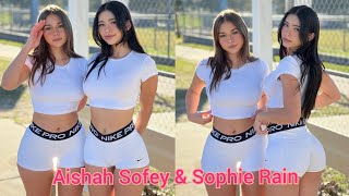 Aishah Sofey amp Sophie Rain Tiktok Recopilación [upl. by Dyann]