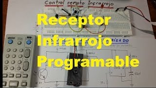 Receptor Infrarrojo Programable Fácil de Hacer Control remoto Temporizado [upl. by Ayatnahs]