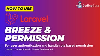 How to use laravel breeze and laravel permission in laravel 11 2024 [upl. by Ameerahs]