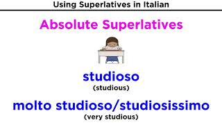 Superlatives in Italian Relative and Absolute [upl. by Reichel712]