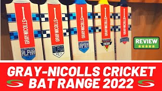 GrayNicolls Cricket Bat Range 2022  Honest Review [upl. by Ahsirak192]