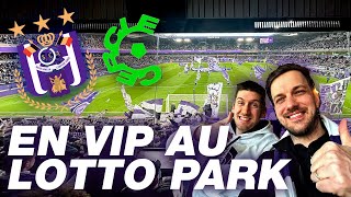 🇧🇪 RSC ANDERLECHT vs CERCLE DE BRUGES KSV  Test des VIP derrière la Mauve Army  VLOG 02 [upl. by Nosraep]