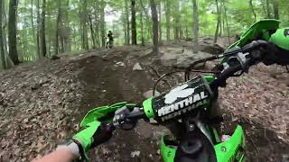 kx250x trail ride and mini hill climbs [upl. by Sebastian]