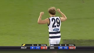 All 35 goals from Geelong in 222point massacre against Richmond  2007  AFL [upl. by Hterag21]