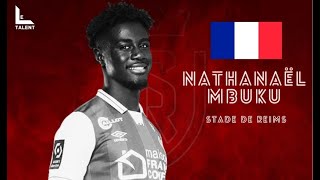 NathanaÃ«l Mbuku  Stade de Reims  20212022 [upl. by Akcired280]