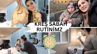 KREŞE HAZIRLANIYORUZ❤️YENİ SABAH RUTİNİMİZ☀️⎢ALMANCILAR [upl. by Ecart]