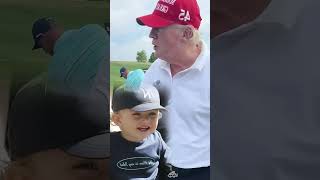 Trump loves barron so much shorts shortvideo fyp fpy trump barrontrump lovestatus viralvideo [upl. by Kolb]