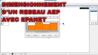 TUT0EPANET  ETUDE COMPLETE DU DIMENSIONNEMENT DUN RESEAU DALIMENTATION EN EAU POTABLE [upl. by Ettevad]