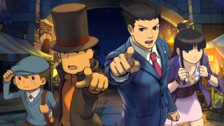 Professor Layton Vs Ace Attorney Bewitching Puzzle Extended 1 Hour [upl. by Atilal]