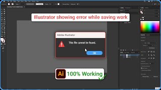 How to Fix the Illustrator Error This File Cannot be Found  VD Studio [upl. by Dasie]