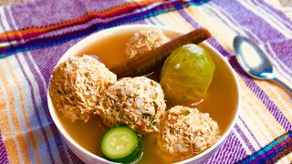 ALBÓNDIGAS DE CARNE DE RES Y CERDO RECETA DE LA ABUELA [upl. by Aihset557]