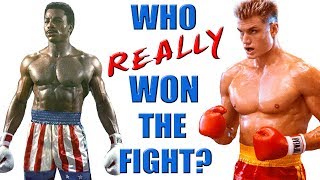 Apollo Creed vs Ivan Drago  Who REALLY Won the Fight [upl. by Rapp706]