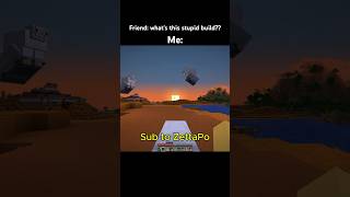 What’s this build minecraft minecraftshorts minecraftmemes shorts funny memes gaming fyp [upl. by Thisbe]