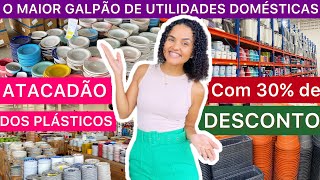 O MAIOR ATACADÃO DOS PLÁSTICOS É TUDO BARATO NO GALPÃO DMAGAZINE DONA DE CASA PIRA [upl. by Assetnoc286]