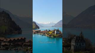 Swiss Serenity City by the Lake 🌄✨ SwitzerlandViews LakeLife TravelShorts shorts travel love [upl. by Lubbi140]