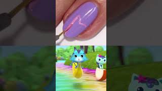 JADORE le nail art Gabbychat  🌈  GABBY ET LA MAISON MAGIQUE [upl. by Macfadyn]