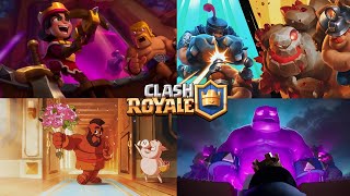 All 46 Exclusive Emotes of Clash Royale  All Limited Clash Royale Emotes [upl. by Hardman]