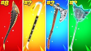 30 SWEATIEST Pickaxes In Season 2 Fortnite [upl. by Neliac]