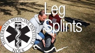 Wilderness Medicine  Leg Splints [upl. by Elish]