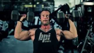 Military Dumbbell Press  The Proper Lift  BPI Sports [upl. by Riatsala]