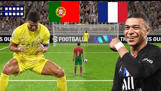 France vs Portugal FIFA World Cup Penalty shootout 🔥 efootball 24 [upl. by Healy166]