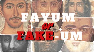 The Fayum Portraits ARE FAKE Heres the proof [upl. by Yetac]