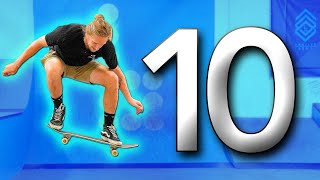 10 EASIEST BEGINNER SKATEBOARD TRICKS [upl. by Wye]