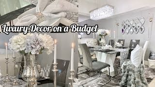 DINING ROOM IDEAS ELEGANT DECOR HOW TO STYLE LUXE ON A BUDGET [upl. by Martelle]