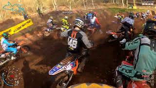 Hawkstone Park International MX 2023  EMX125  Race 3 [upl. by Falda]