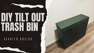 DIY Tilt Out Trash Bin [upl. by Par]