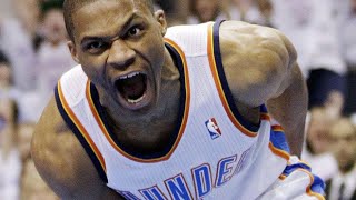 Russell Westbrook VIOLENTLY DUNKING the basketball and screaming for 4 and a half minutes [upl. by Kemme]