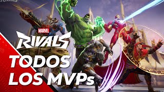 ¡Las ENTRADAS son ÉPICAS  Todas las ANIMACIONES MVP de Marvel Rivals [upl. by Klemm]