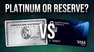 Chase Sapphire Reserve vs Amex Platinum Which Premium Credit Card is Better for you [upl. by Alihs]