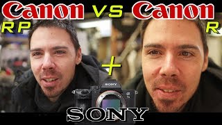 Canon EOS RP vs EOS R vs Sony A7III Full Frame Battle [upl. by Brott]