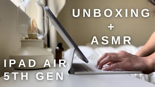 iPad Air 5th gen  unboxing asmr  magic keyboard  apple pencil  worth it  suliajin reviews [upl. by Ytsirhc]